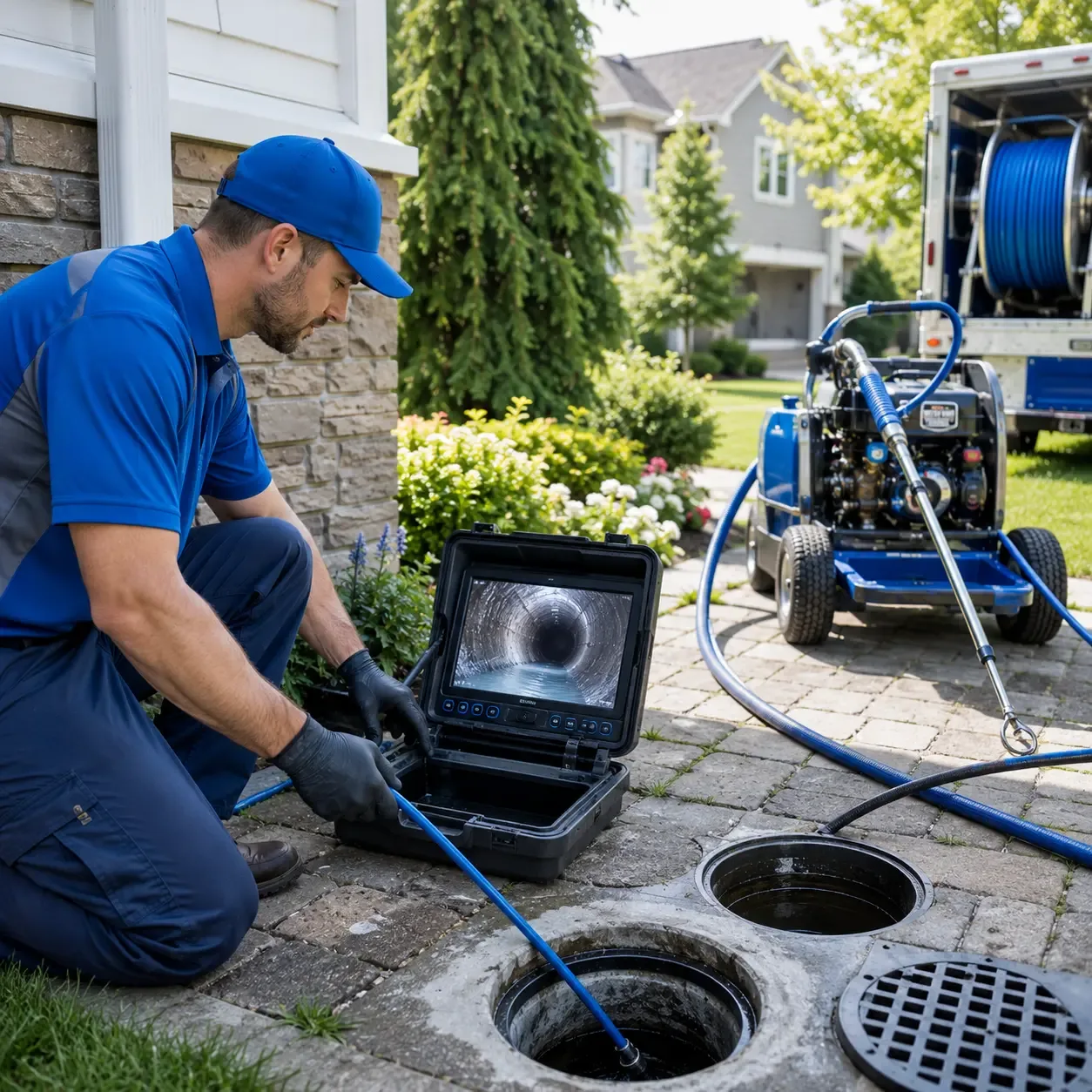 Outdoor drain cleaning professionals serving Stanford, IL